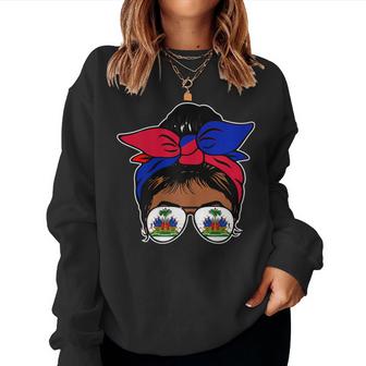 Haitian Queen Haiti Independence Flag 1804 Women Gift For Womens Women Crewneck Graphic Sweatshirt