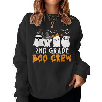 2Nd Grade Boo Crew Halloween Costume Boys Girls Women Sweatshirt | Mazezy