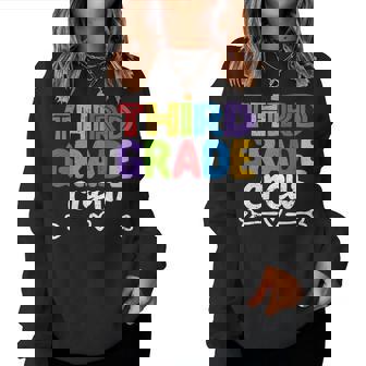 3Rd Grade Crew Third Grade Teacher First Day Of School Women Sweatshirt | Seseable CA