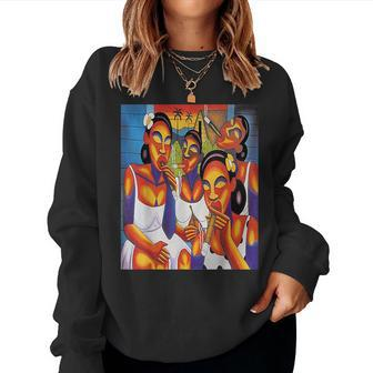 Afro Cuban Cigar Women Women Sweatshirt | Mazezy