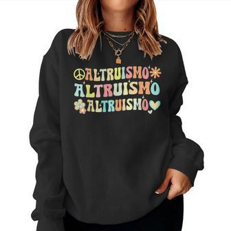 Altruismo Groovy Social Psychology Women Sweatshirt - Monsterry DE