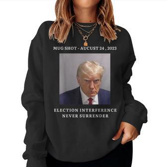 & Trump Supporter Not Guilty Donald Trump Hot Women Sweatshirt - Seseable