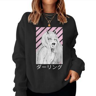 Anime Girl Waifu Who Loves Anime Ramen And Sketching Japan Women Sweatshirt | Mazezy