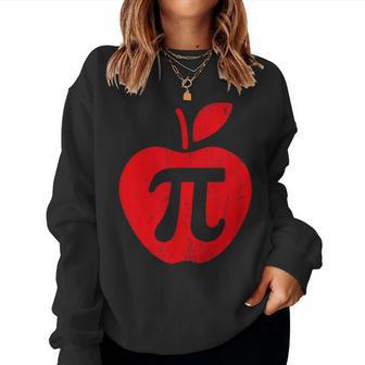 Apple Pi Day Math Nerd Pie Teacher 314 Women Sweatshirt | Mazezy