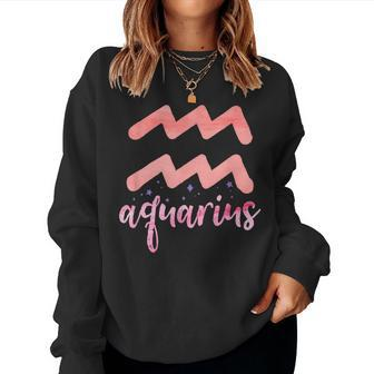 Aquarius Girl Horoscope For Her Aquarius Women Sweatshirt | Mazezy