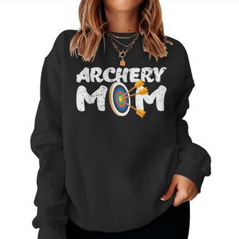 Archery Mom Archer Arrow Bow Target Women Sweatshirt | Mazezy
