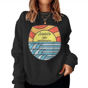 Arkabutla Lake Mississippi Ms Sunset Sunrise Trip Souvenir Women Sweatshirt | Mazezy