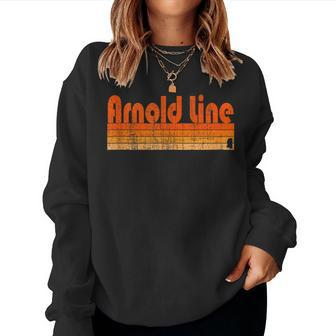 Arnold Line Mississippi Retro 80S Style Women Sweatshirt | Mazezy