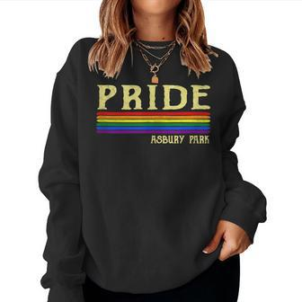 Asbury Park Gay Pride 2019 World Parade Rainbow Flag Lgbt Women Sweatshirt | Mazezy