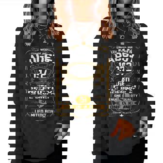August 1972 51St Birthday 51 Year Old Women Sweatshirt - Seseable
