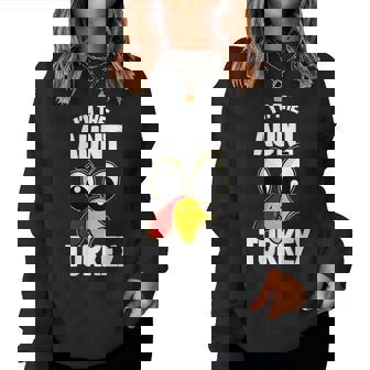The Aunt Turkey Family Group Matching Thanksgiving Women Sweatshirt | Mazezy