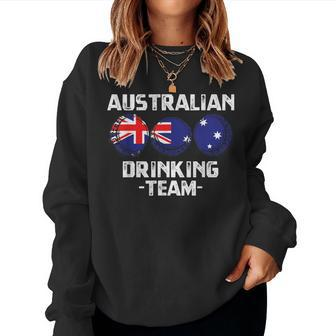 Australian Beer Drinking Team Flag Party Women Sweatshirt - Seseable