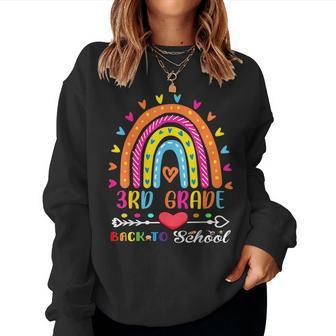 Back To School Boys Girls First Day Of 3Rd Grade Women Crewneck Graphic Sweatshirt - Monsterry CA