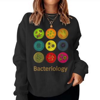 Bacteriology Fun Education For Men Women Dark Women Sweatshirt | Mazezy
