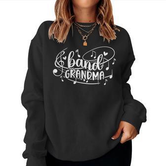 Band Grandma Marching Band Grandma Marching Band Grandmother Women Sweatshirt - Seseable