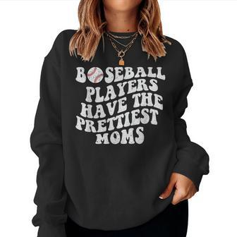 Baseball Players Have The Prettiest Moms Baseball Baseball Sweatshirt | Mazezy