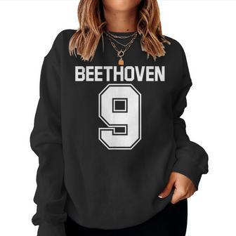 Beethoven 9Th Symphony Composer Women Sweatshirt | Mazezy