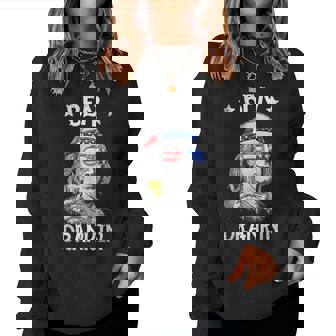 Ben Drankin 4Th Of July Benjamin Franklin Men Women Usa Flag Women Sweatshirt | Mazezy