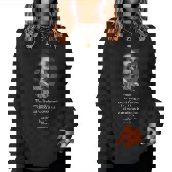 Ben Franklin And Quote About Beer Women Sweatshirt | Mazezy