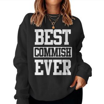 Best Commish Ever Football League Football Sweatshirt | Mazezy