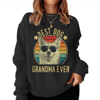 Best Dog Grandma Ever Pembroke Welsh Corgi Women Sweatshirt | Mazezy UK