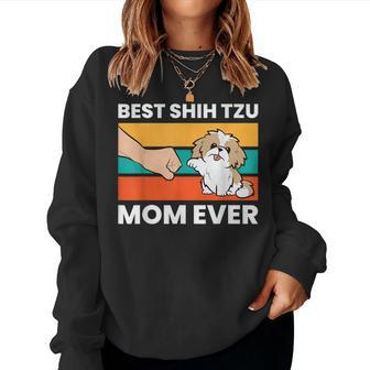 Best Shih Tzu Mom Ever Shih Tzu Women Sweatshirt | Mazezy