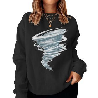 Best Tornado For Men Women Storm Hunter Weather Meteorology Women Crewneck Graphic Sweatshirt - Seseable