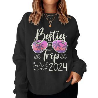 Besties Trip 2024 Cute Besties Weekend Trip Women Sweatshirt | Mazezy