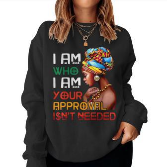 Black Queen Junenth Black History Month African Womens Women Crewneck Graphic Sweatshirt - Seseable