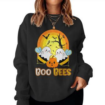 Boo Bees Halloween For Bees Women Sweatshirt - Monsterry CA