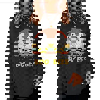 Boo Bees Vintage Halloween Vintage Boo Bees Halloween Women Sweatshirt | Mazezy