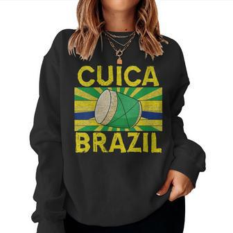 Brazil Cuica Music Percussion Instrument Player Musicial Women Sweatshirt | Mazezy