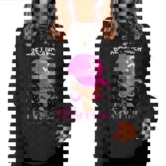 Breast Cancer Warrior Cancer Awareness We Wear Pink Women Sweatshirt - Thegiftio