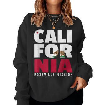 California Roseville Mission Women Sweatshirt | Mazezy