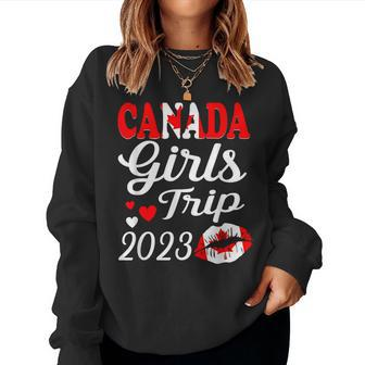 Canada Girls Trip 2023 Summer Vacation Bachelorette Weekend Women Sweatshirt | Mazezy