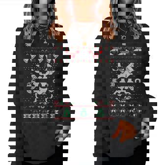 Car Parts Ugly Christmas Sweater Xmas Ugly Christmas Women Sweatshirt | Mazezy