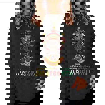 Celebrate Black Women Remembering My Ancestors Junenth Sweatshirt | Mazezy