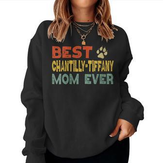 Chantilly-Tiffany Cat Mom Owner Breeder Lover Kitten Women Sweatshirt | Mazezy