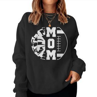 Cheer Football Cheerleading Mom Of Both Game Day Vibes Women Crewneck Graphic Sweatshirt - Monsterry