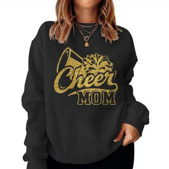 Cheer Mom Biggest Fan Cheerleader Cheerleading Mother's Day Women Sweatshirt - Seseable