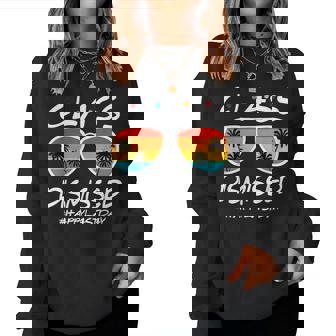 Class Dismissed Last Day Of Schools Out For Summer Teachers Women Crewneck Graphic Sweatshirt | Seseable CA