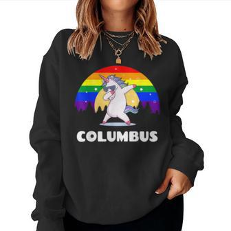 Columbus Georgia Lgbtq Gay Pride Rainbow Sweatshirt | Mazezy