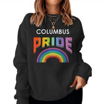Columbus Lgbt Pride 2020 Rainbow Women Sweatshirt | Mazezy