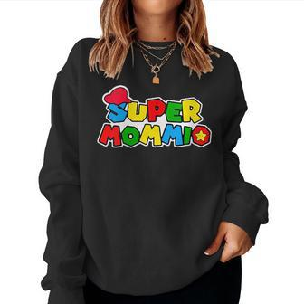 Cool Supermommio Mom Mommy Mother Video Game Lovers Sweatshirt | Mazezy