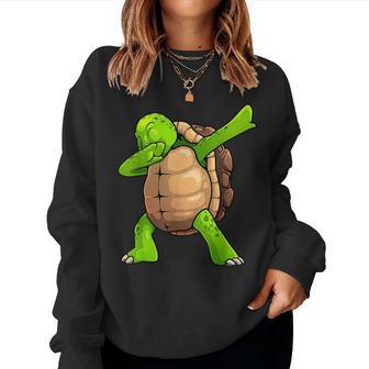 Cool Turtle Design For Men Women Sea Turtle Tortoise Lovers Women Crewneck Graphic Sweatshirt - Seseable