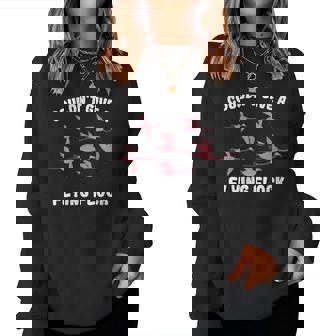 Couldnt Give A Flying Flock Flamingo Lover Flamingo Women Sweatshirt | Mazezy