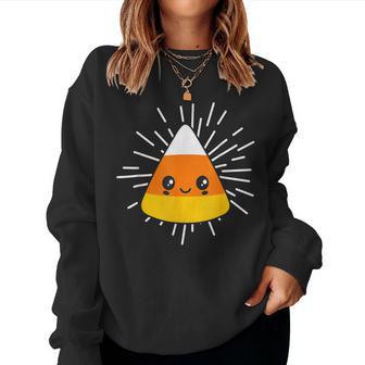 Cute Halloween Candy Corn Pumpkin Costume Toddler Boys Girls Women Sweatshirt - Thegiftio UK