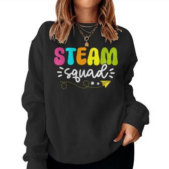 Cute Steam Teacher Girls Boys Team Steam Squad Women Sweatshirt - Seseable