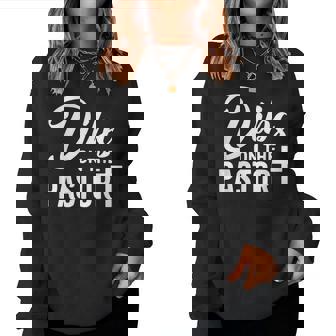 Dibs On The Pastor Christian Cross Pastors Wife Women Sweatshirt - Thegiftio UK