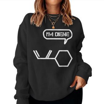 Diene Organic Chemistry Student Teacher Alkene Women Sweatshirt | Mazezy UK